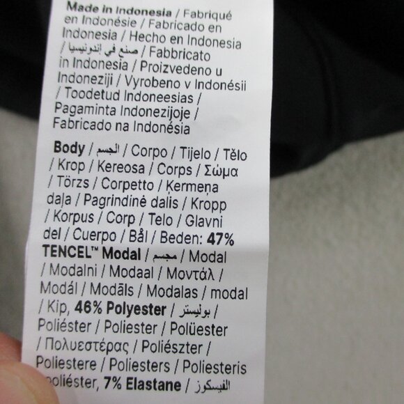 Spanx Pants Womens Large Black Air Essentials Wide Leg Track Lounge Comfy NWT - Picture 12 of 13